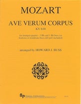 AVE VERUM CORPUS TRUMPET QUARTET cover